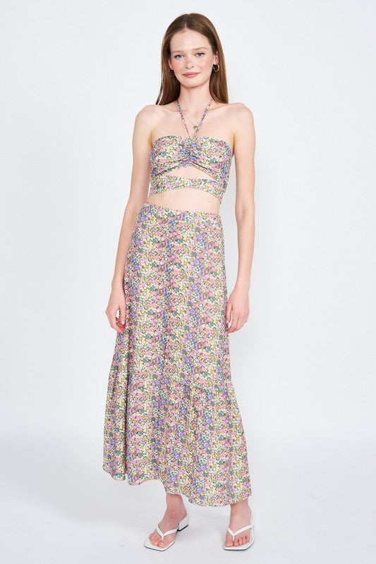 For The Florals Maxi Skirt