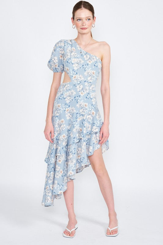Sunday Morning Off The Shoulder Dress