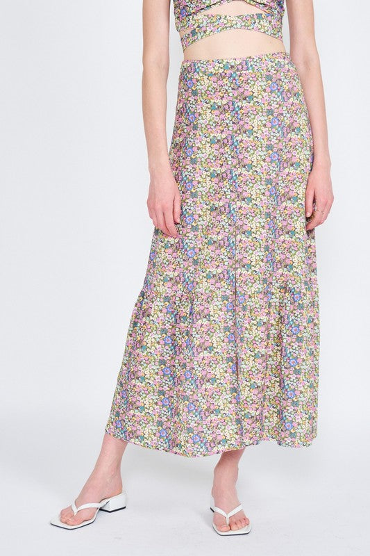 For The Florals Maxi Skirt