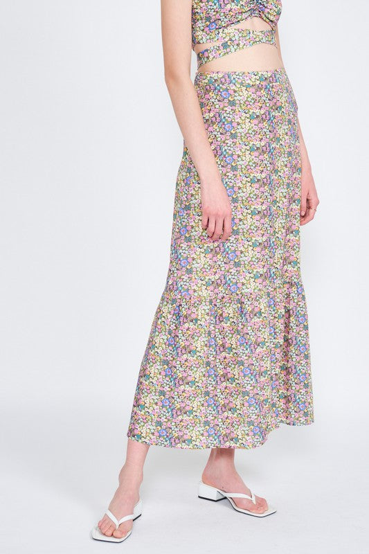 For The Florals Maxi Skirt