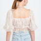 Vanilla Sky Ruched Top