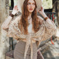 Crochet Floral Petal Kimono Wrap