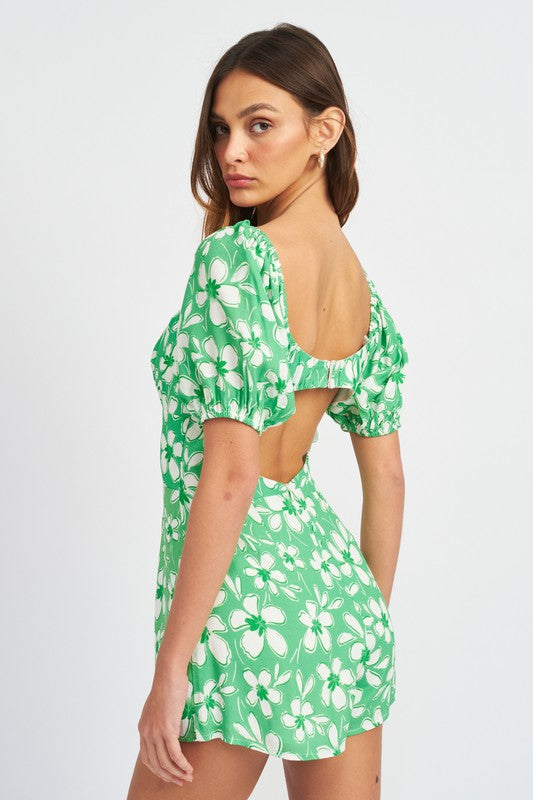 Hawaiian Dinner Party Romper