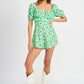 Hawaiian Dinner Party Romper