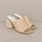 Nude As A Button Heels