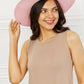 Tassel Party Straw Hat in Light Pink