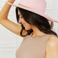 Tassel Party Straw Hat in Light Pink